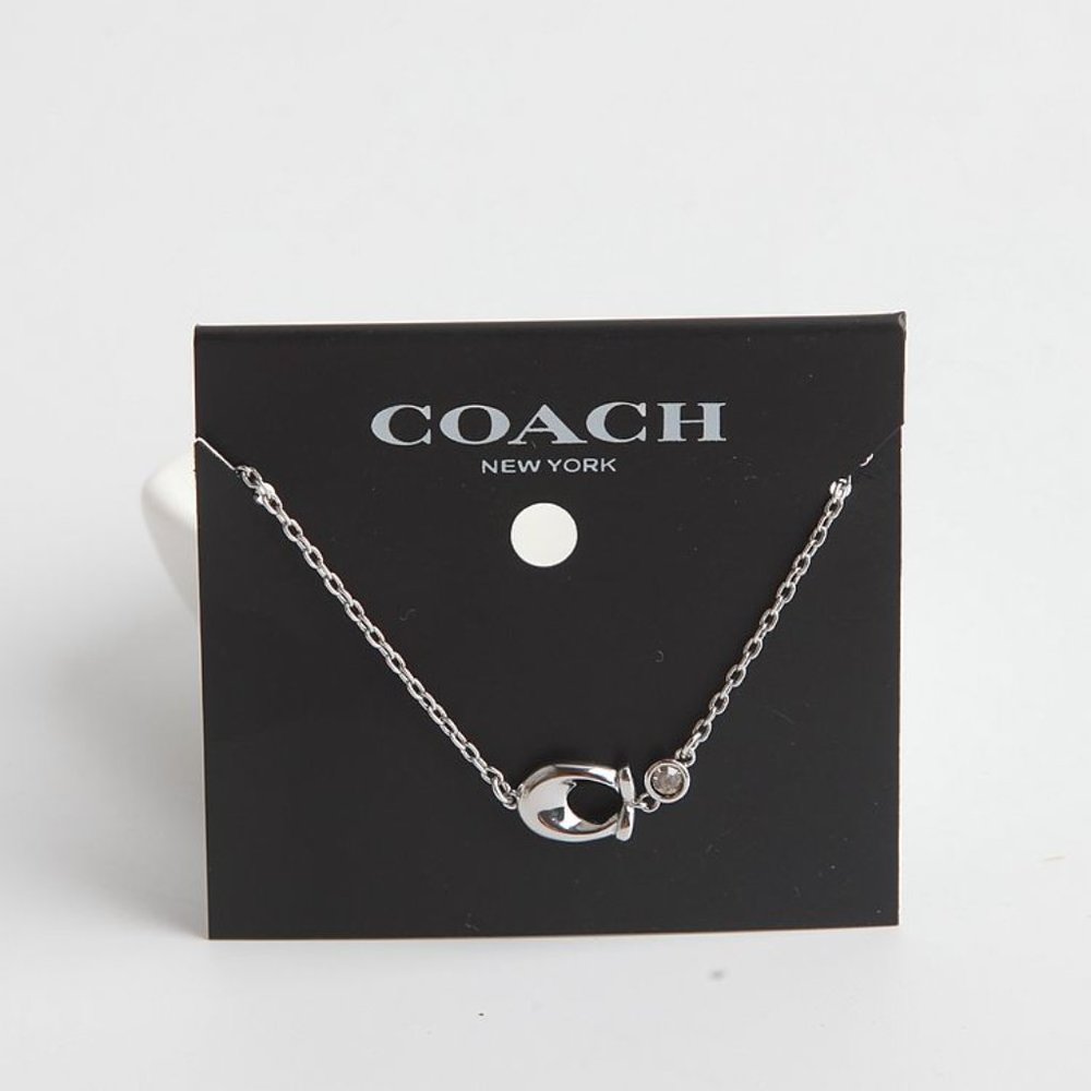 BRAND NEW COACH SIGNATURE CRYSTAL SILVER BRACELET